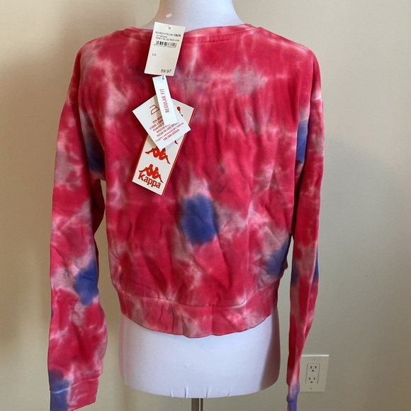 Kappa Authentic Galz Cropped Tie Dye Sweatshirt - Picture 4 of 10